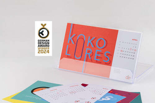 Der Kalender, der den German Design Award 2024 gewonnen hat