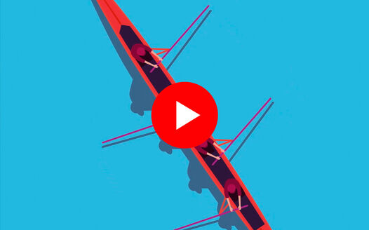 Animation Kalenderblatt Ruderer | de-AGENTUR