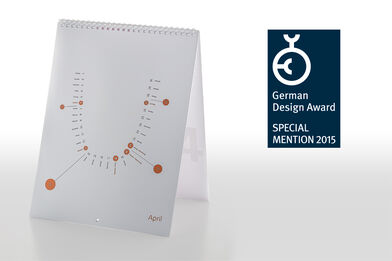 Kalender, Gewinner des German Design Awards 2015