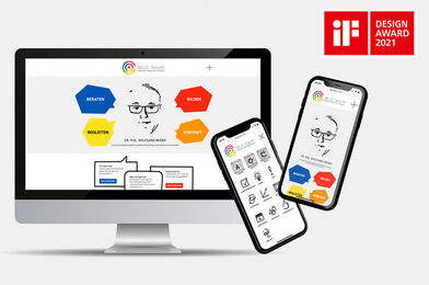 Website www.bildraum.info, Gewinner des iF-Awards 2021
