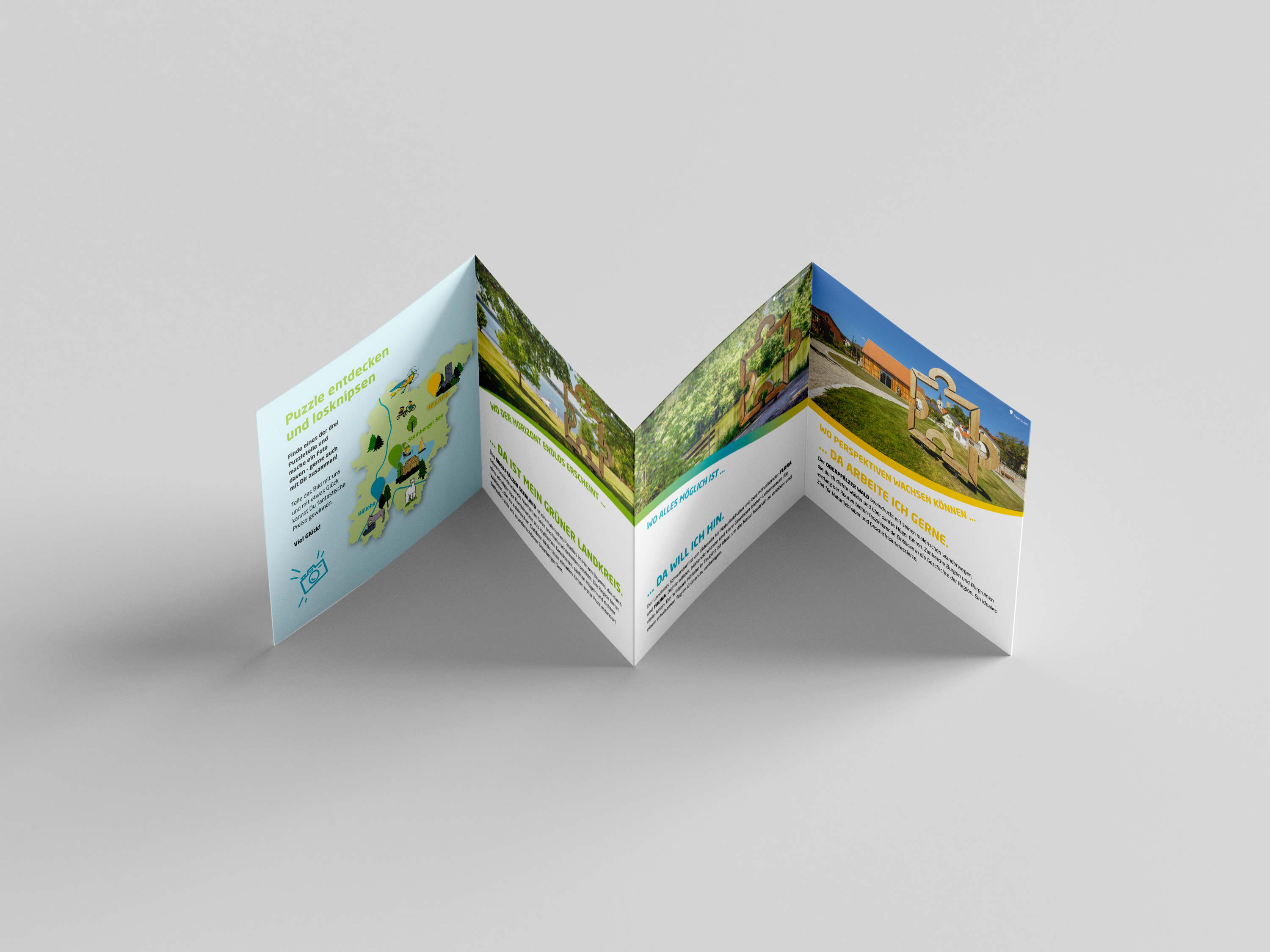 Mockup Flyer für die Landkreiskampagne