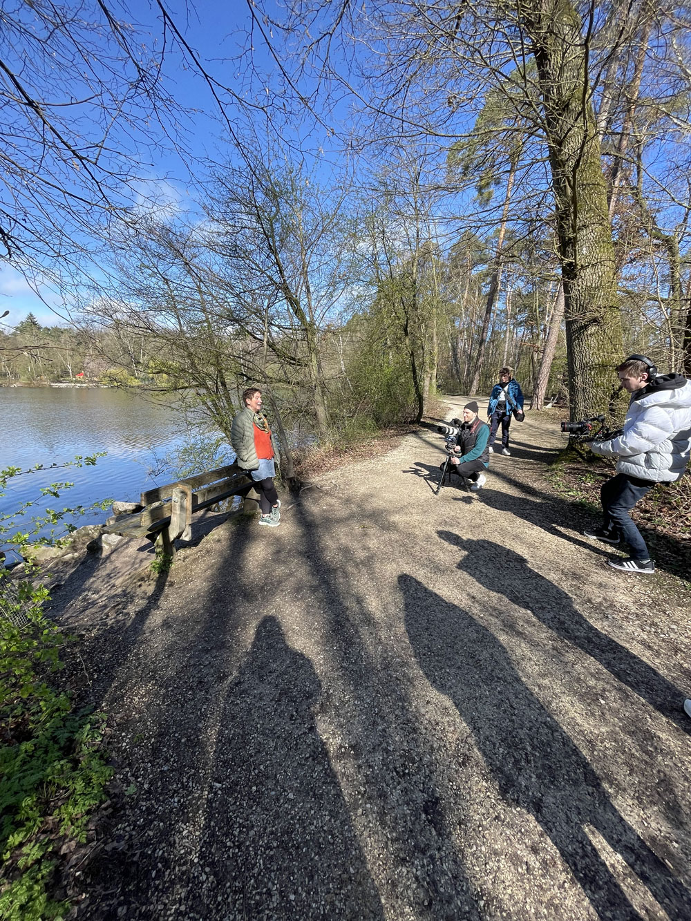 Behind the Scenes | Videodreh am See