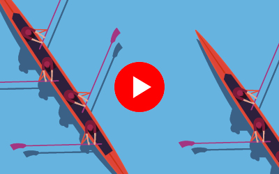 Animation Kalenderblatt Ruderer | de-AGENTUR